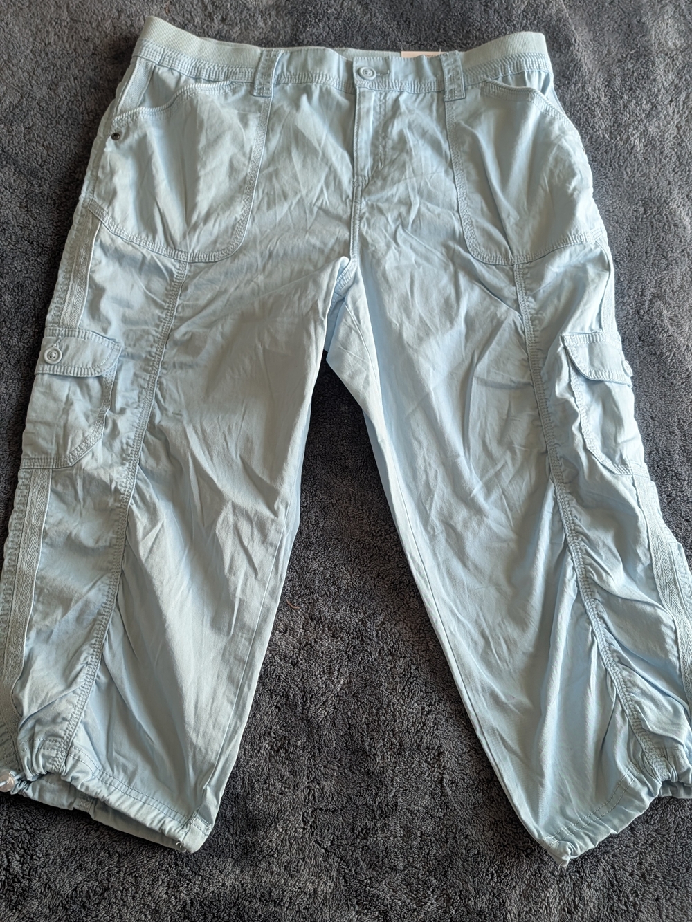 Brand New- Style & Co. Light Blue Cargo Capris